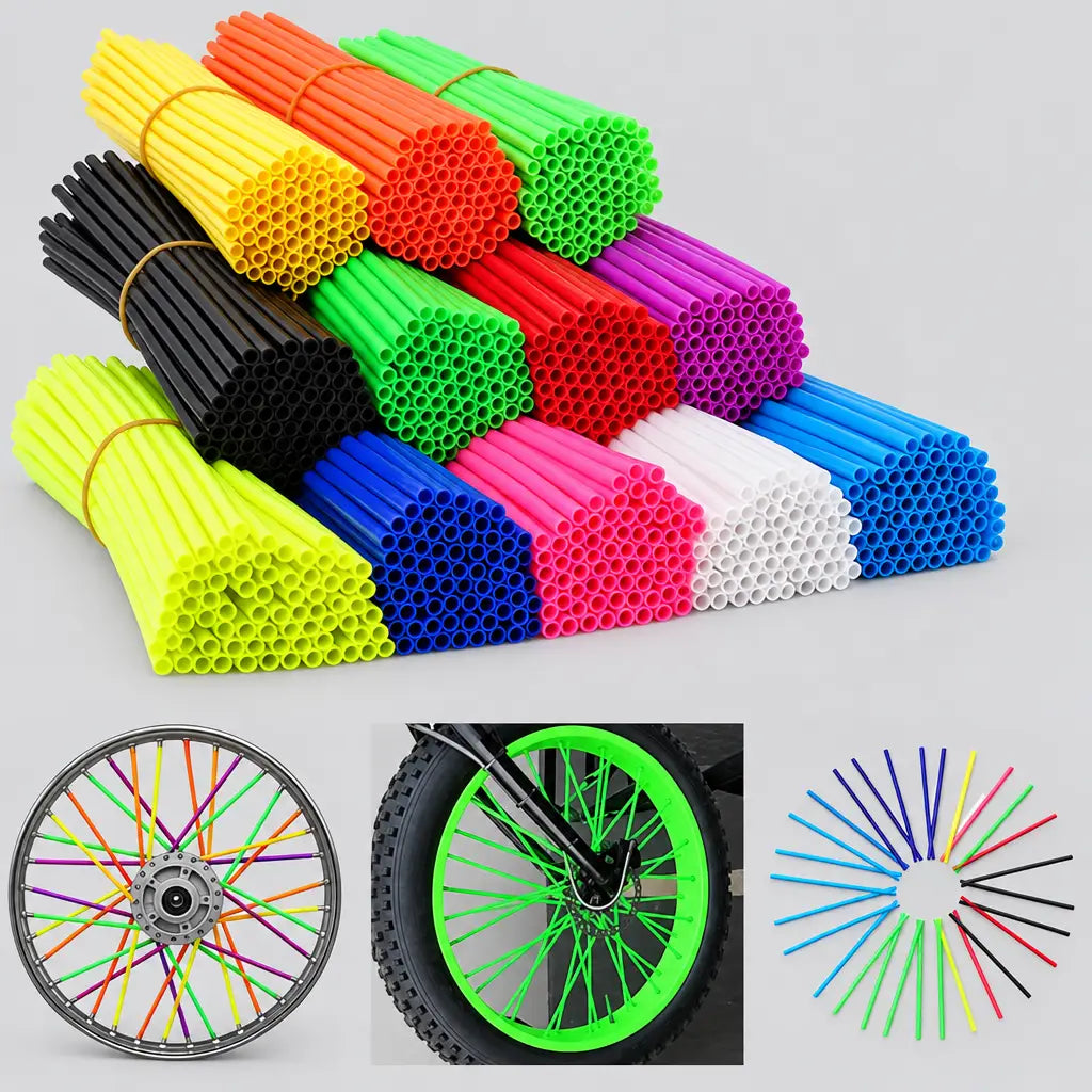 EKON 72-Piece Motorcycle Spoke Cover Kit