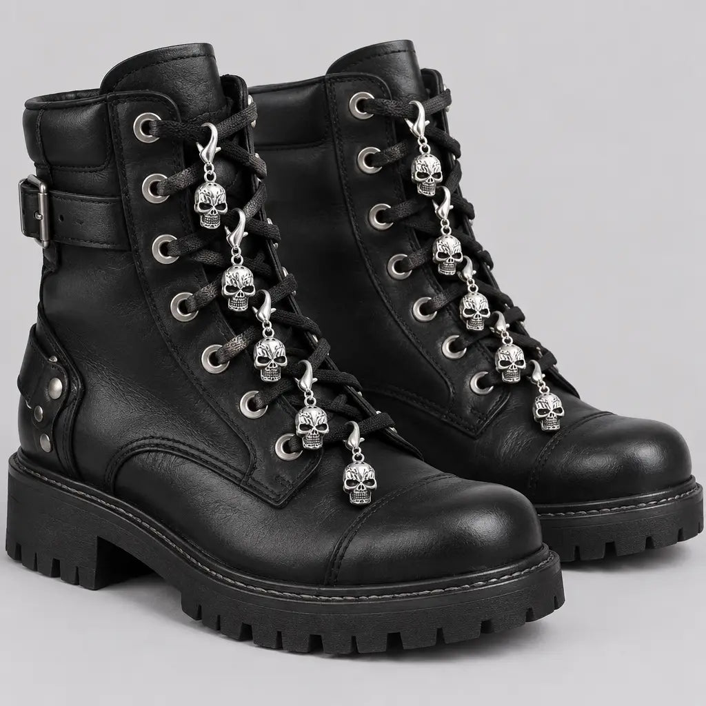 EKON Skull Shoe Charms - 12 Piece Set