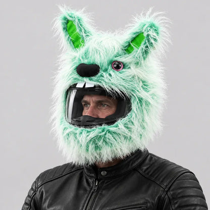 EKON Mint Monster Plush Helmet Cover