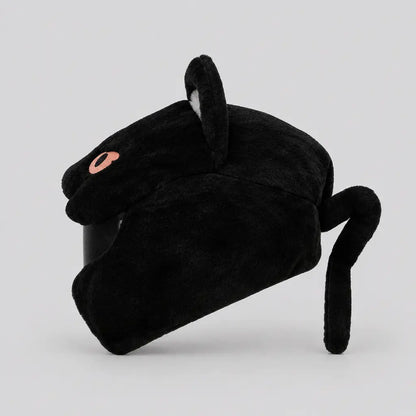 EKON Green-Eye Cat Plush Helmet Cover