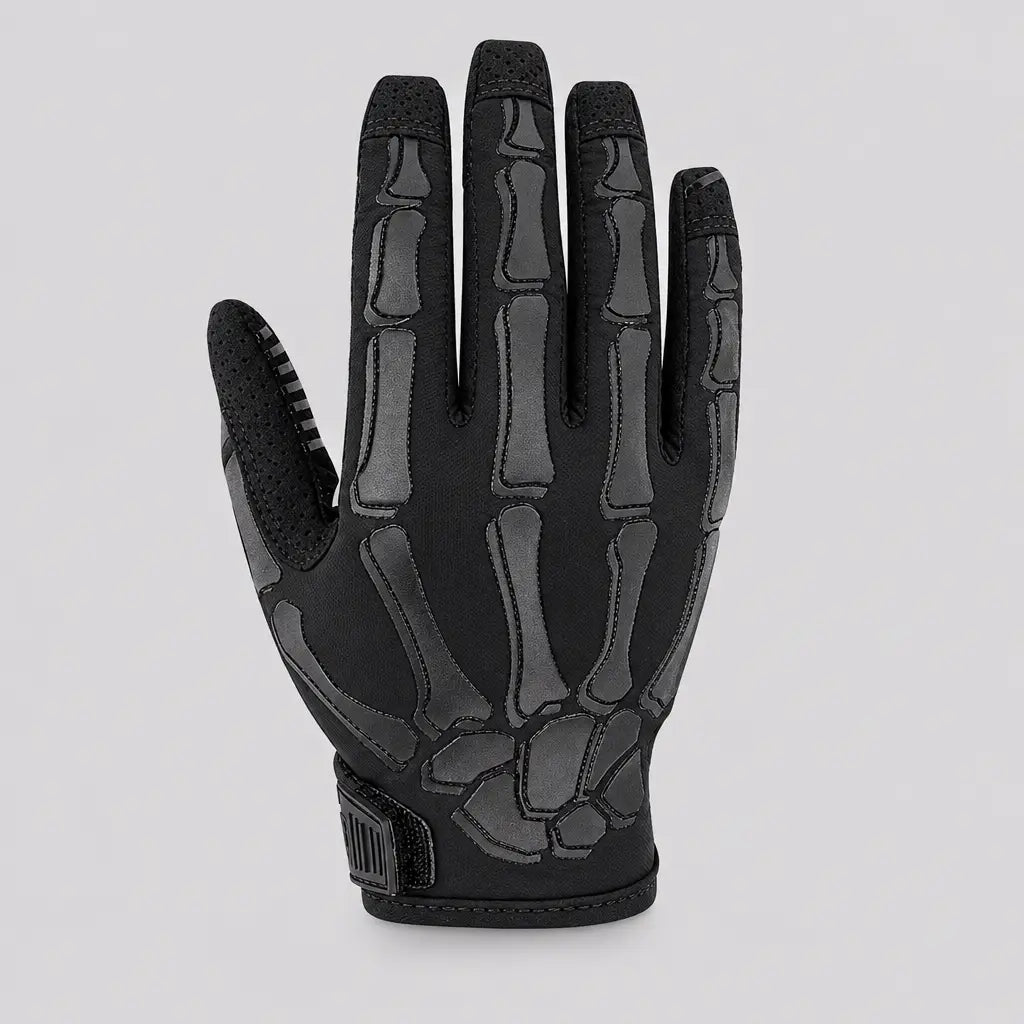 EKON Skeleton Touchscreen Tactical Riding Gloves Black