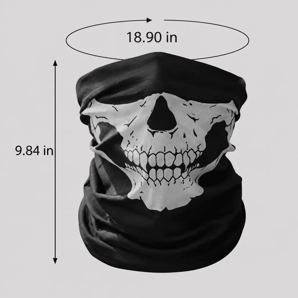EKON Skull Neck Gaiter