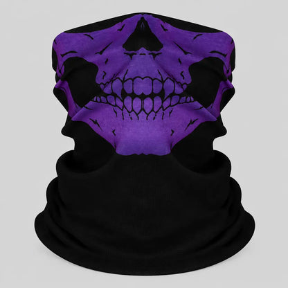 EKON Skull Neck Gaiter Purple