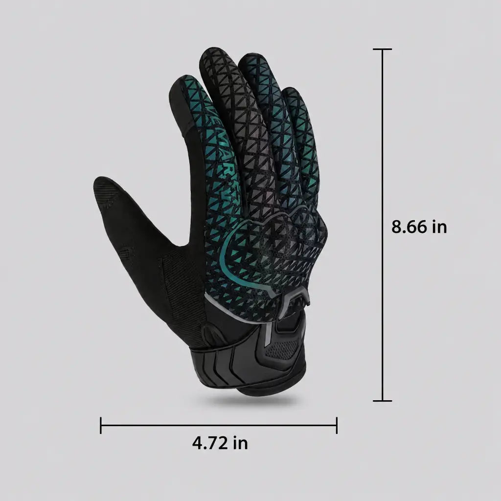 EKON Prism Reflective Touchscreen Riding Gloves