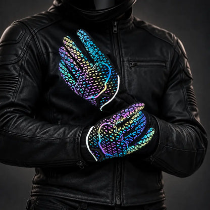 EKON Prism Reflective Touchscreen Riding Gloves
