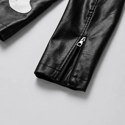 EKON Skeleton Biker Jacket