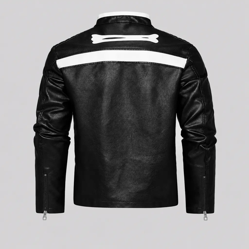 EKON Skeleton Biker Jacket