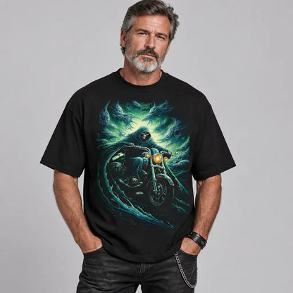 EKON Midnight Reaper Biker T-Shirt