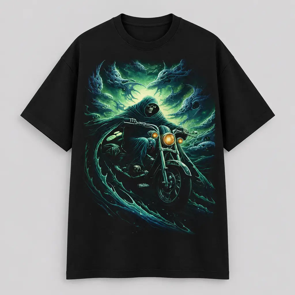 EKON Midnight Reaper Biker T-Shirt