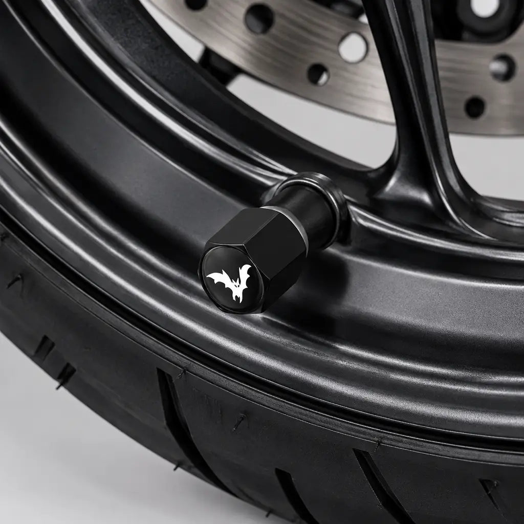 EKON Vampire Bat Tire Valve Caps