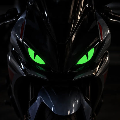 EKON Glow Devil Eye Motorcycle Decals