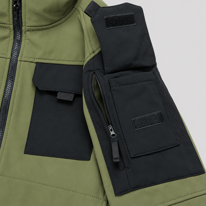 EKON Multi-Pocket Hooded Jacket