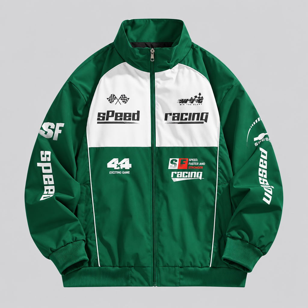 EKON Colorblock Racing Jacket