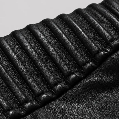 EKON Ribbed Shoulder Zip Jacket