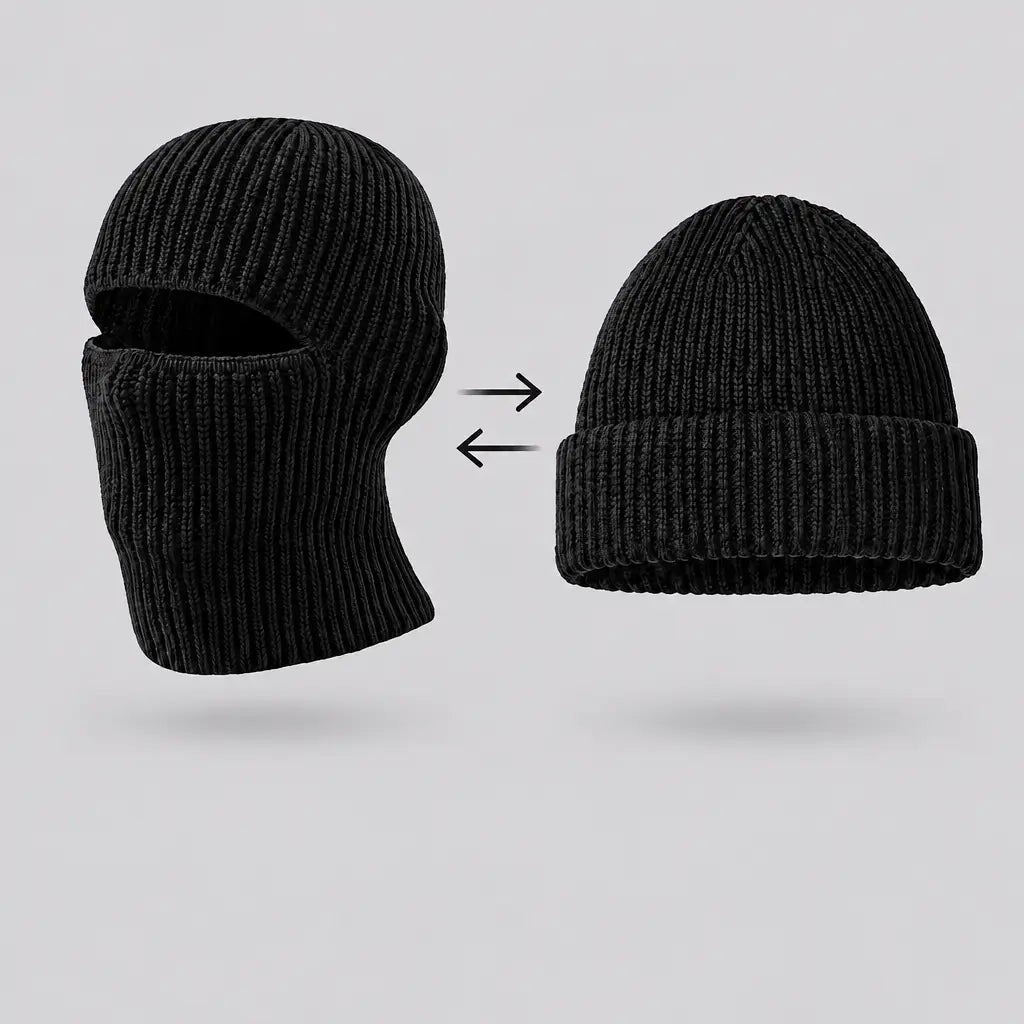 EKON Convertible Winter Beanie & Face Cover
