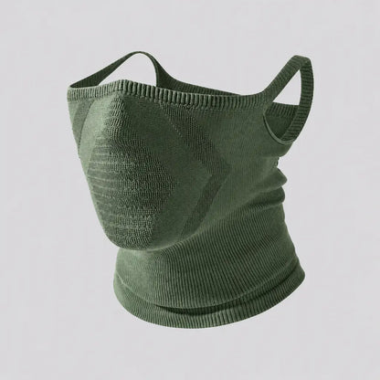 EKON Ear-Loop Riding Face Cover Army Green