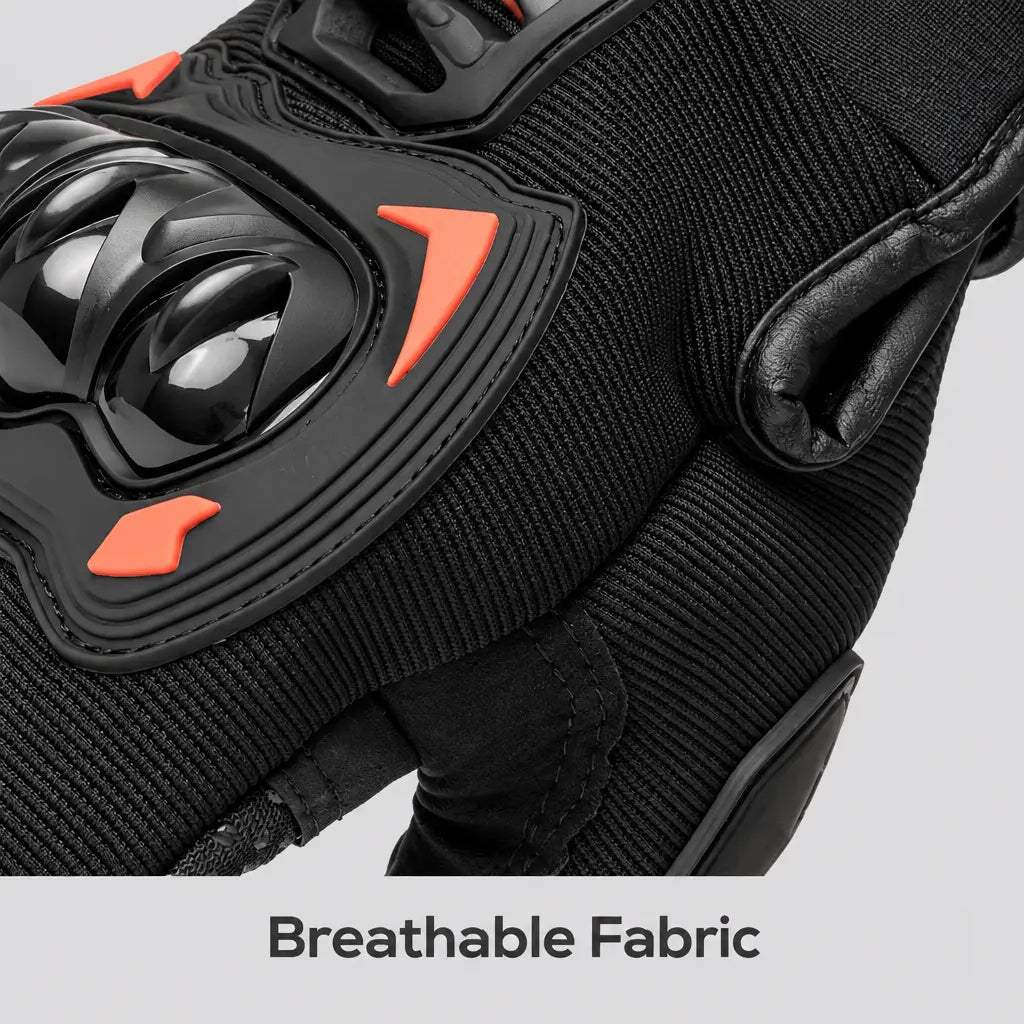 EKON Ventilated Knuckle Riding Gloves