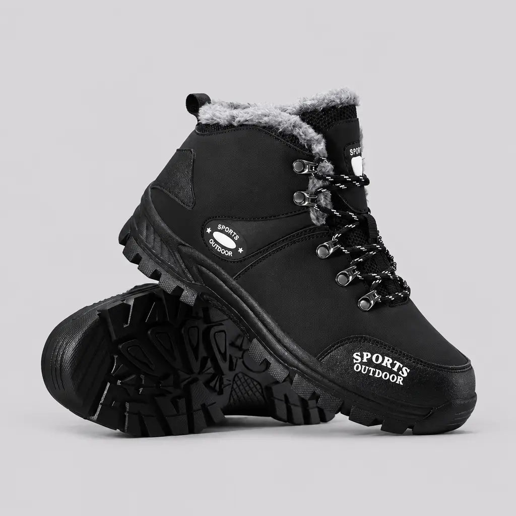 EKON Plush-Lined High-Top Outdoor Boots