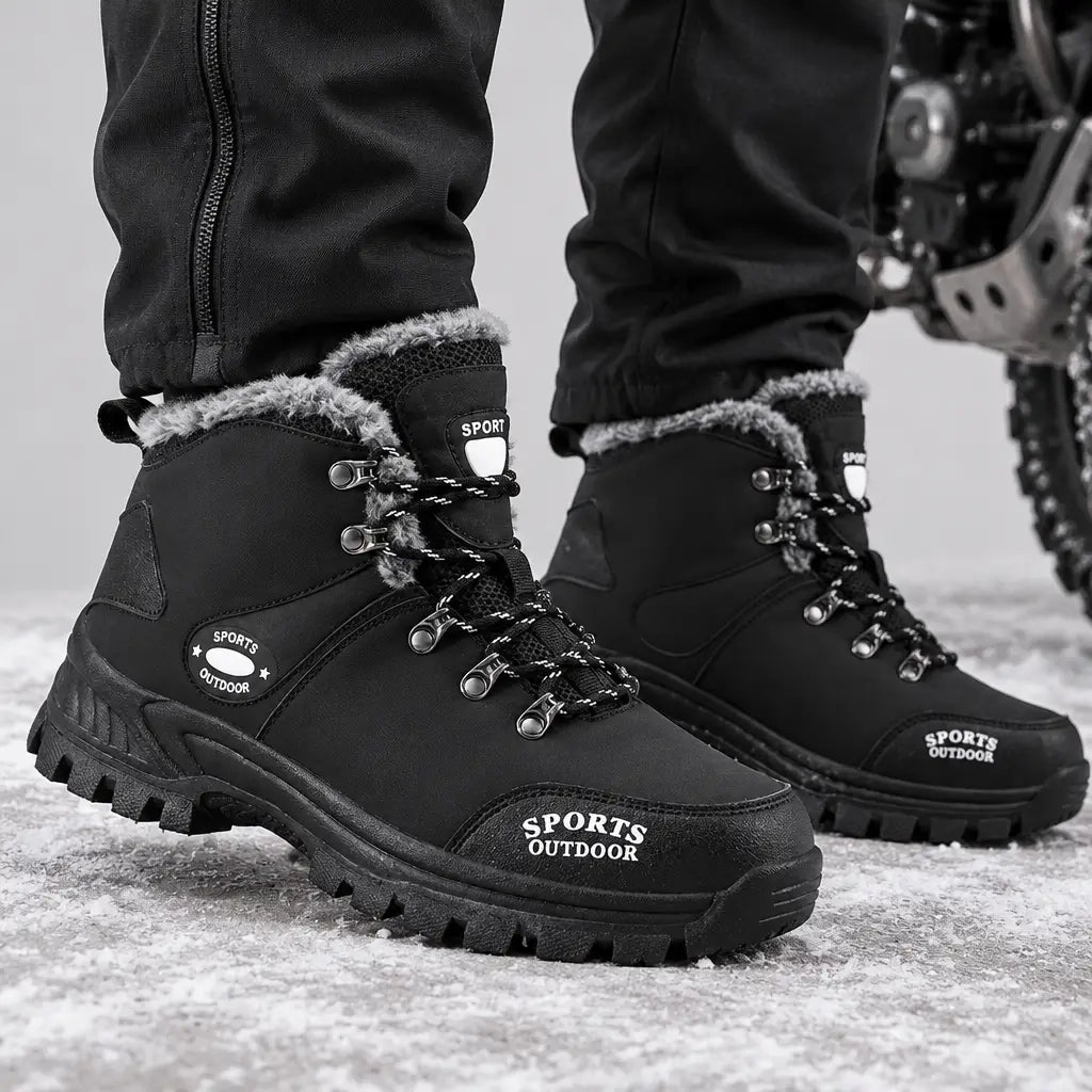 EKON Plush-Lined High-Top Outdoor Boots