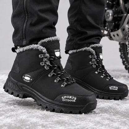 EKON Plush-Lined High-Top Outdoor Boots