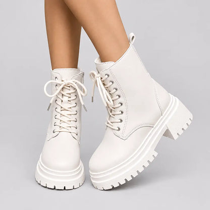 EKON Rebel Plush-Lined Platform Boots