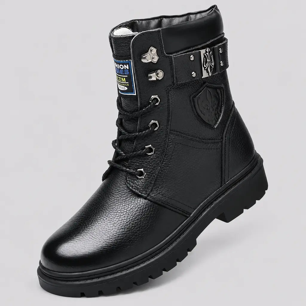 EKON Ironcrest Fleece-Lined Lace-Up Boots