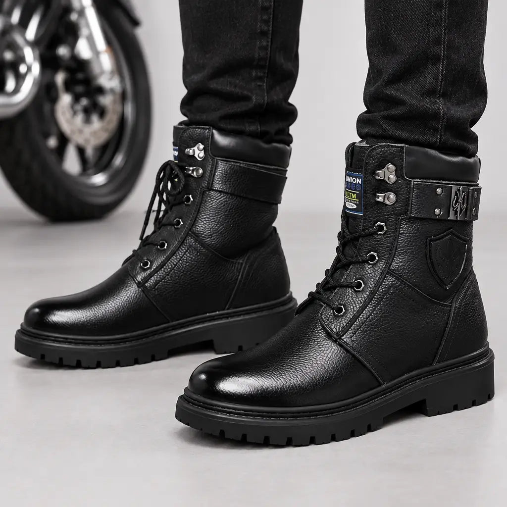 EKON Ironcrest Fleece-Lined Lace-Up Boots