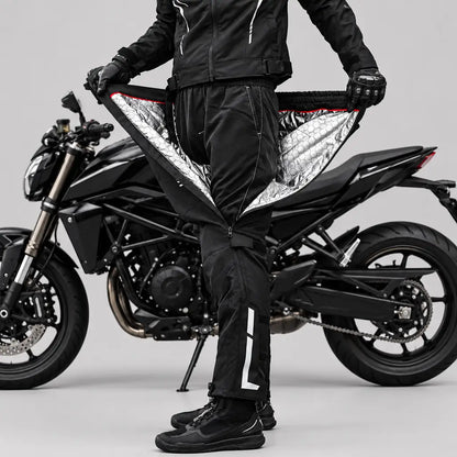 EKON Heated Motorcycle Overpants with Knee Armor