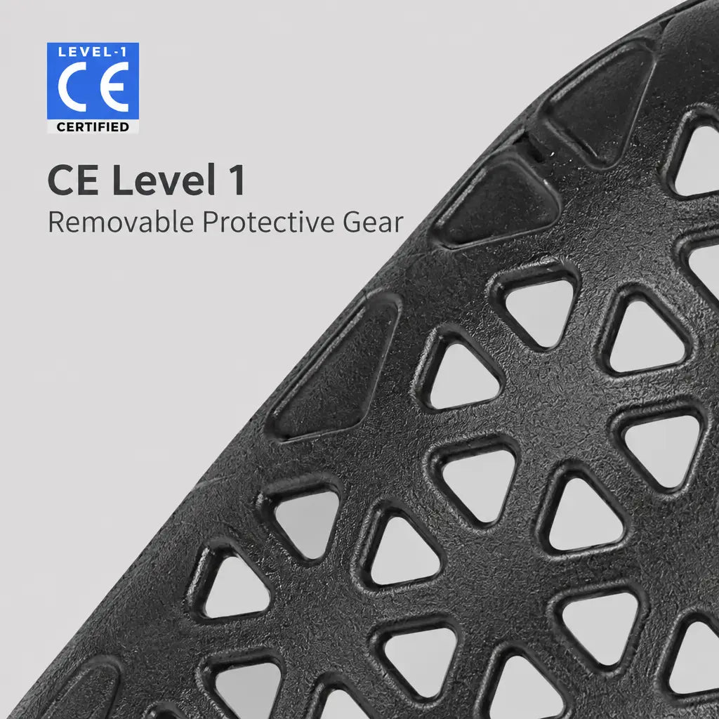EKON Heated Motorcycle Overpants with Knee Armor