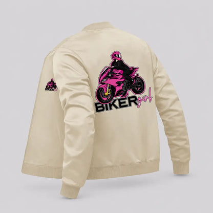 EKON Pink Rider Graphic Zip-Up Jacket