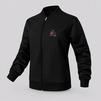 EKON Pink Rider Graphic Zip-Up Jacket