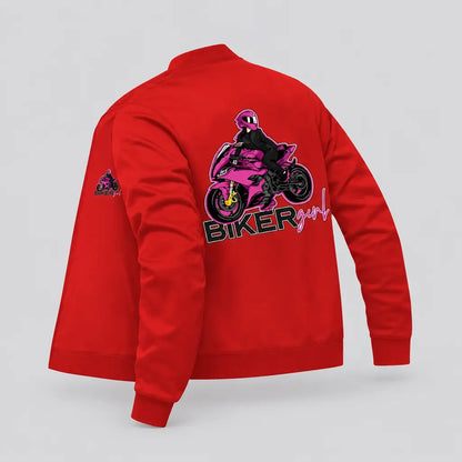 EKON Pink Rider Graphic Zip-Up Jacket
