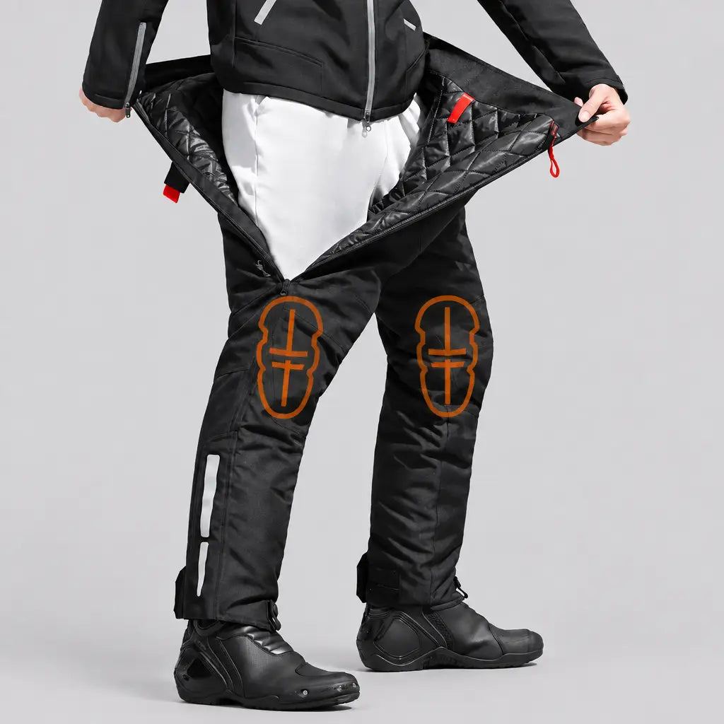 EKON FrostRide Armored Winter Motorcycle Pants