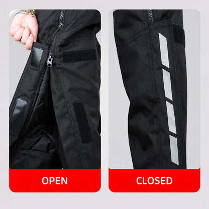 EKON Armored Quick-Zip Winter Motorcycle Overpants
