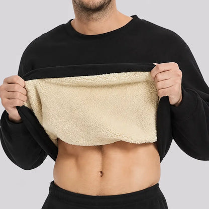 EKON Men’s Fleece-Lined Thermal Top