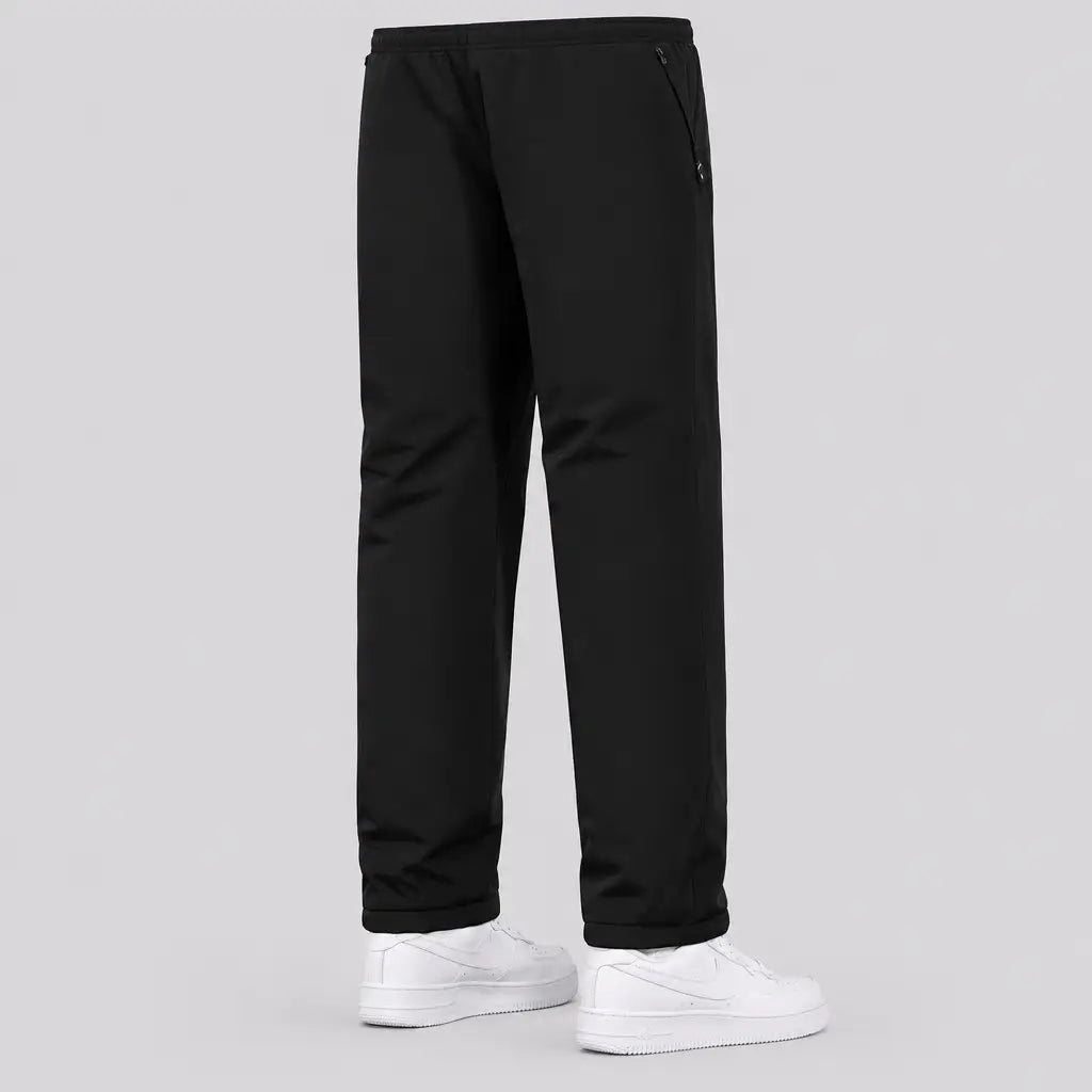 EKON Fleece-Lined Straight-Leg Thermal Pants