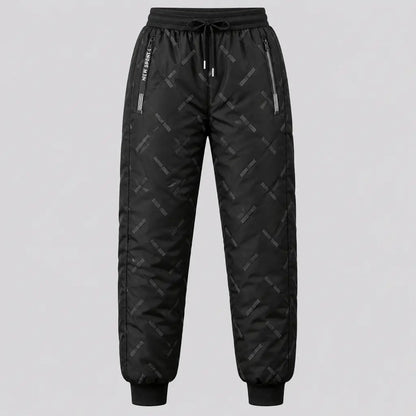 EKON Women’s Patterned Fleece-Lined Winter Pants