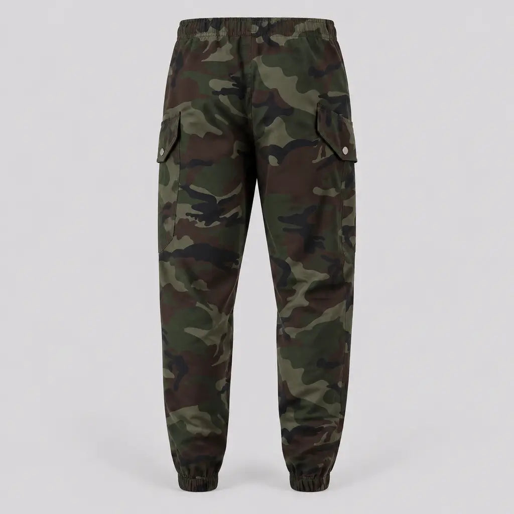 EKON Men’s Fleece-Lined Camo Cargo Pants