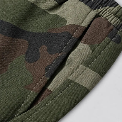 EKON Men’s Fleece-Lined Camo Cargo Pants