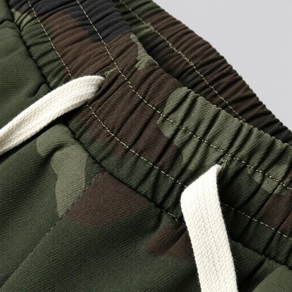 EKON Men’s Fleece-Lined Camo Cargo Pants