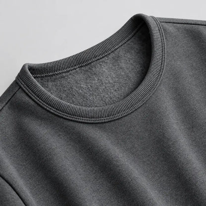 EKON Men’s Plush-Lined Crewneck Thermal Top
