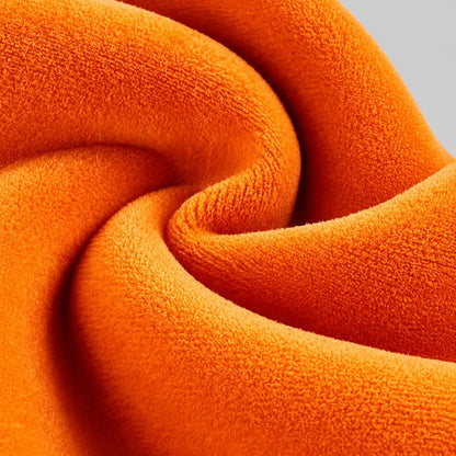 EKON Men’s Orange-Lined High-Neck Thermal Set