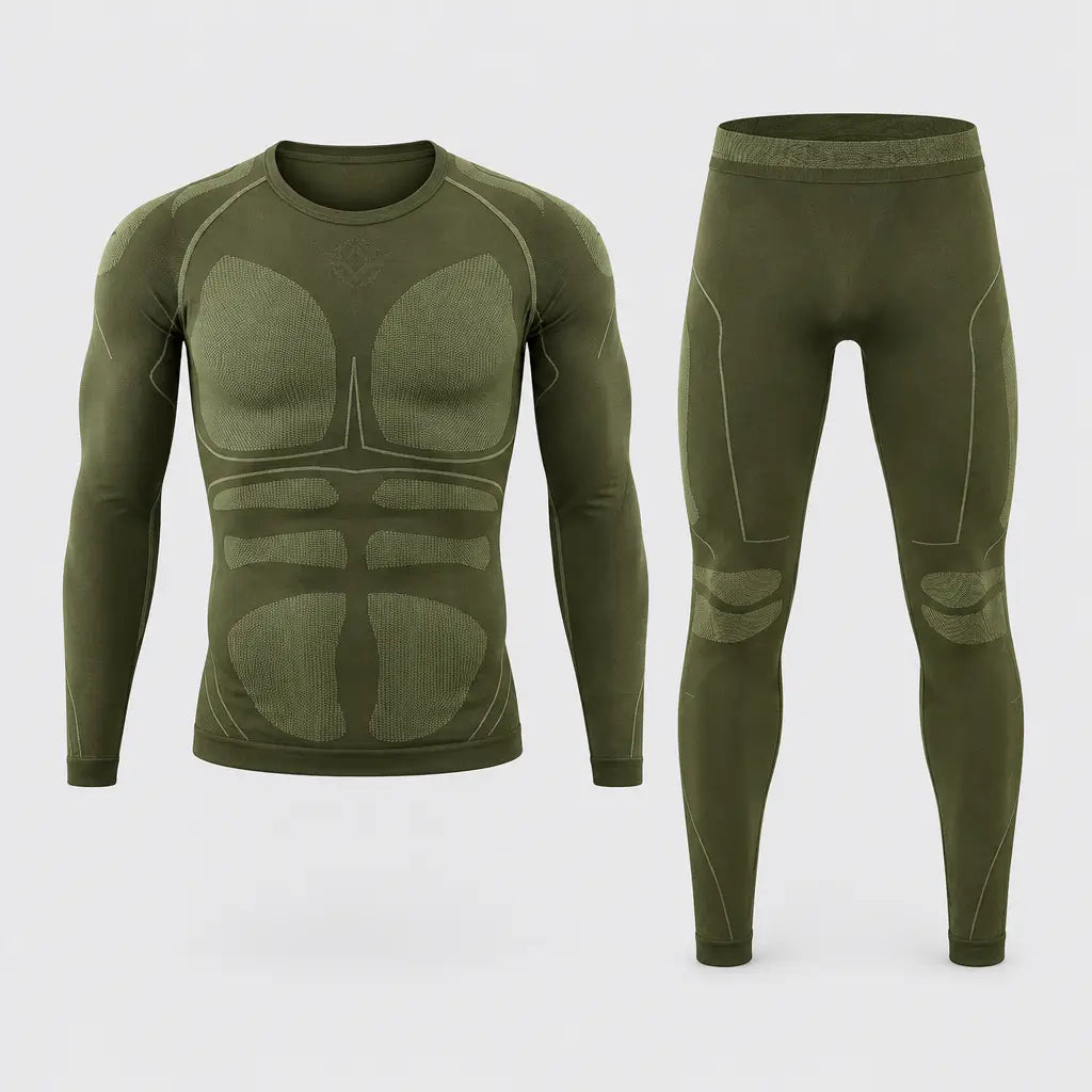 EKON Men’s Stretch Thermal Underwear Set