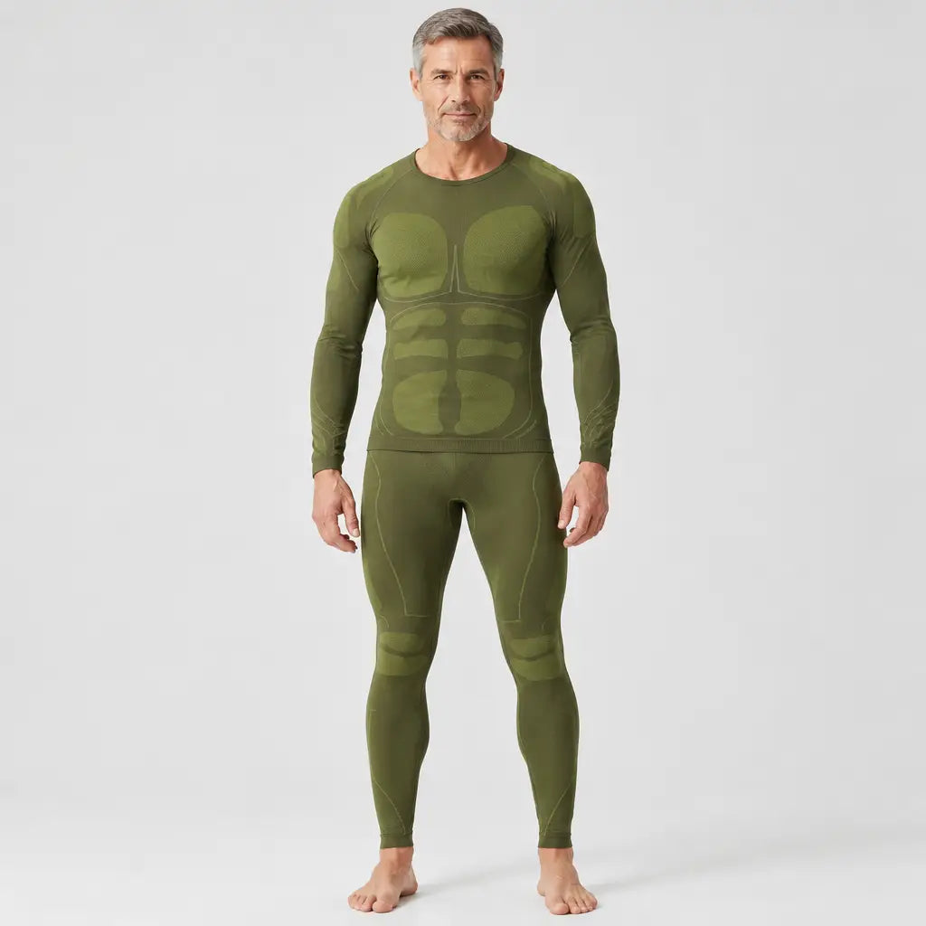 EKON Men’s Stretch Thermal Underwear Set