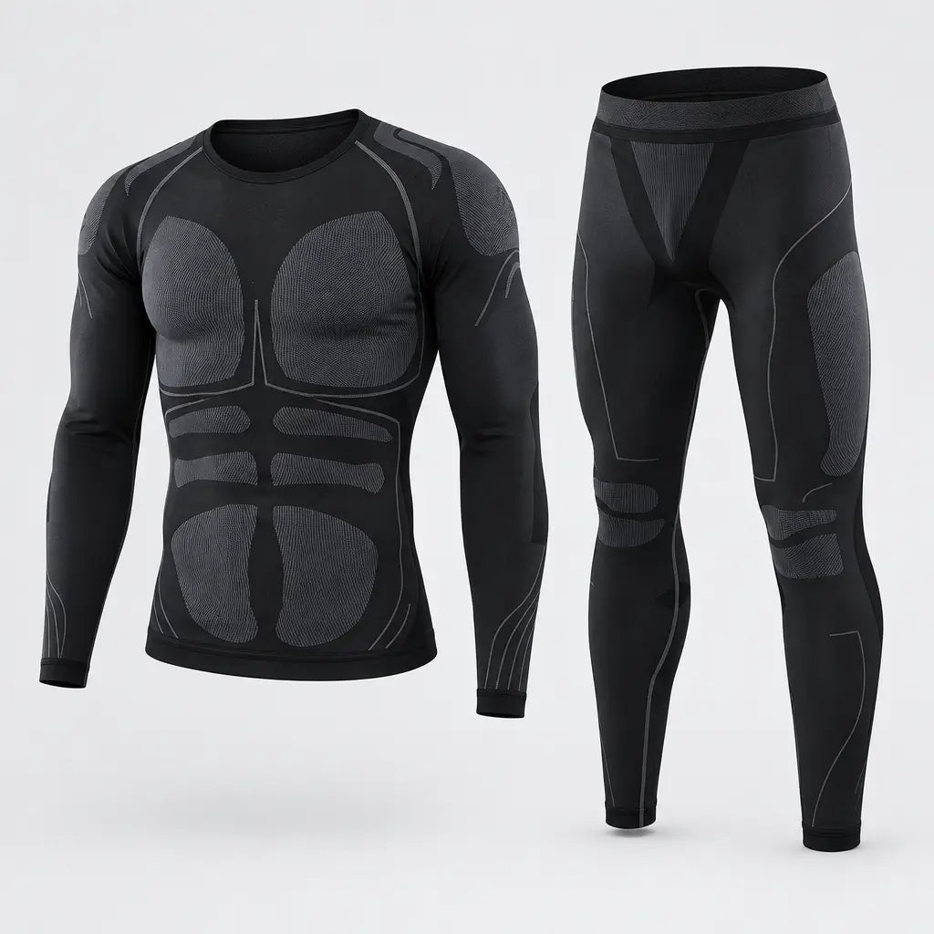 EKON Men’s Stretch Thermal Underwear Set