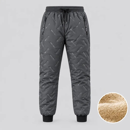EKON Women’s Patterned Fleece-Lined Winter Pants