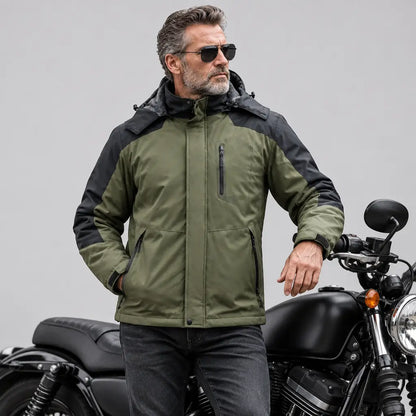 EKON Six-Zone Heated Hooded Outdoor Jacket