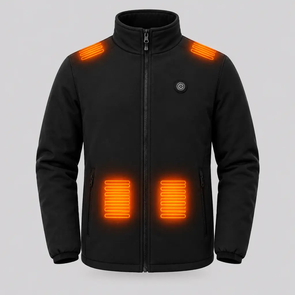 EKON Heated Stand-Collar Zip-Up Jacket XXXL (46-48US)