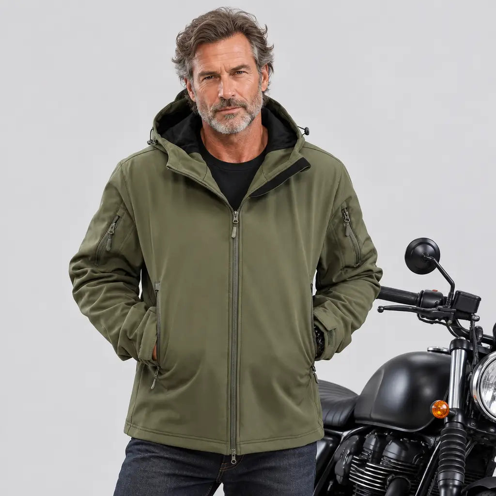 EKON RideWarm Heated Hooded Jacket