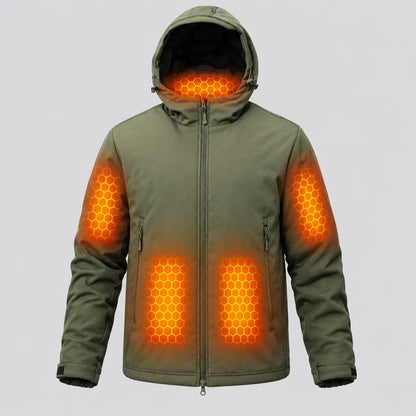 EKON RideWarm Heated Hooded Jacket